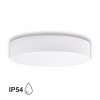 Prisadené stropné kúpeľňové osvetlenie CLEO, 3xE27, 24W, 40cm, okrúhle, biele, IP54