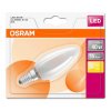 LED žiarovka OSRAM v tvare sviečky, E14, 4,5 W, 470lm, teplá-biela