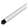 Hliníkový profil pre LED pásy ROHOVÝ PROFIL 1, 2 m, bielo-čierny
