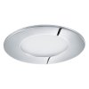 LED podhľadové bodové osvetlenie FUEVA 1, 2,7W, denná biela, 8,5cm, okrúhle, chróm