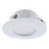 Zápustné bodové kúpeľňové LED svietidlo PINEDA, biele
