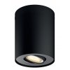 Moderné stropné bodové LED svetlo HUE PILLAR, čierne / Philips Hue