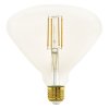 LED stmievateľná filamentová retro žiarovka, E27, BR150, 4W, 380lm, teplá biela