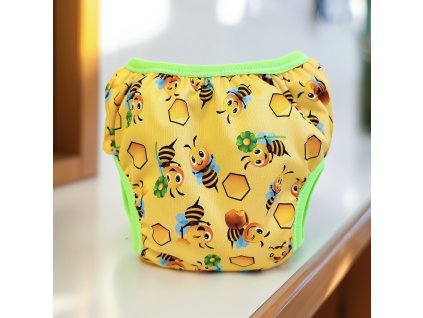 Tréninkové kalhotky BEES  / 💦 natahovací odplenkovací kalhotky