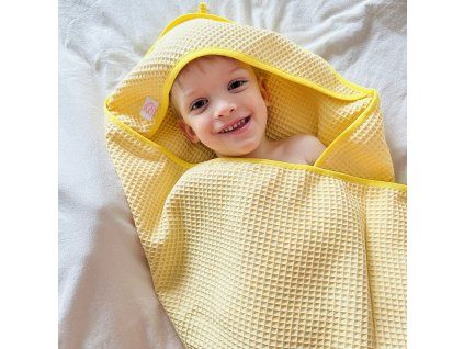 Osuška wafle MANGO  / Extra velká 100x100cm 💫