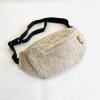 Lněná crossbody ledvinka CINNAMON