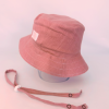 Lněný klobouk ROSE  / dvouvrstvý, odnímatelná šňůrka