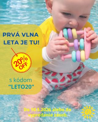 Prvá vlna leta je tu! 🌼 Naša špeci letná výbavička je pripravená a dostupná teraz so zľavou 20% s kódom LETO20. ⭐️ PLAVKY...