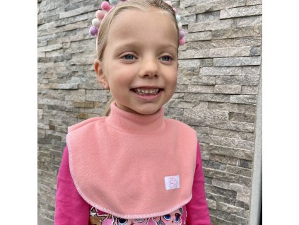 Detský nákrčník CORAL  extra hrejivý, zips