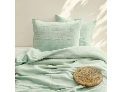 Mušelínové obliečky MINT  🛏️ posteľná bielizeň