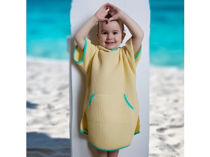 Poncho wafle MANGO  na pláž aj k bazénu