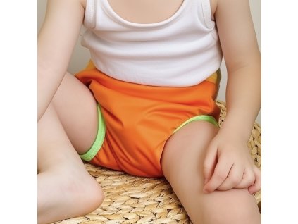 Tréningové nohavičky ORANGE  💦 naťahovacie odplienkovacie nohavičky