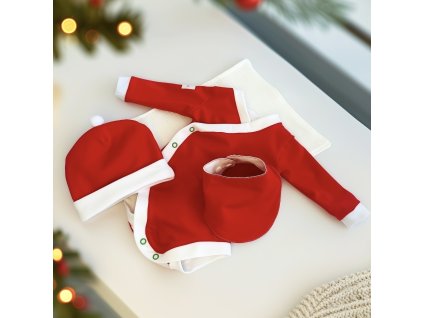 VeronPupi Newborn clothing set placed on a shelf top view keep a68f50fd dc71 47d8 a27c aef712641b18