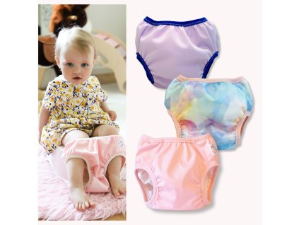 Sada tréningových nohavičiek SAKURA (3+1)  💦 3ks naťahovacie nohavičky