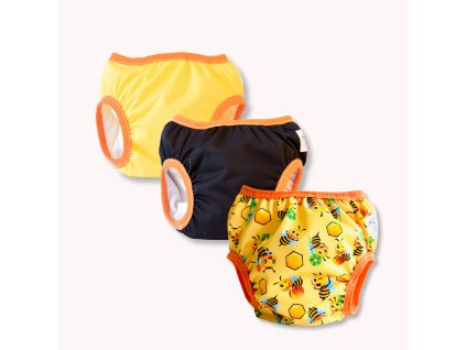 Sada tréningových nohavičiek BEES (3+1)  💦 3ks naťahovacie nohavičky