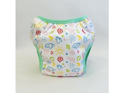 Tréningové nohavičky VIBE  💦 naťahovacie odplienkovacie nohavičky