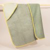 Bamboo-ľanová osuška s kapucňou MINT  bambusová osuška s ľanovou kapucňou 70x70cm