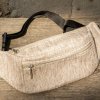 Ľanová crossbody ľadvinka CINNAMON  na každodenné nosenie