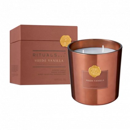 1114215 XLSuedeVanillaScentedCandle PROBOX