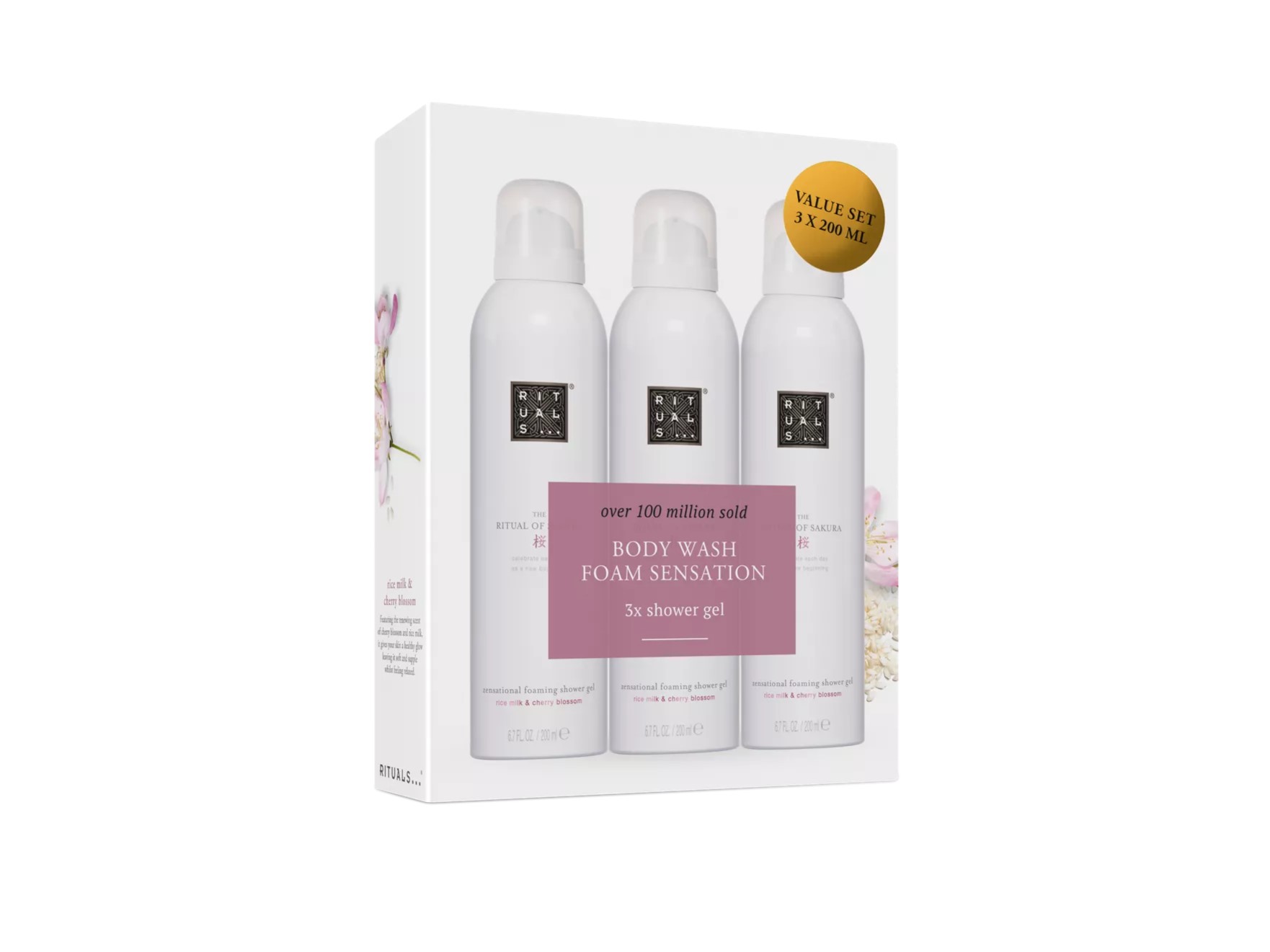 Sakura Shower Foam Value Pack
