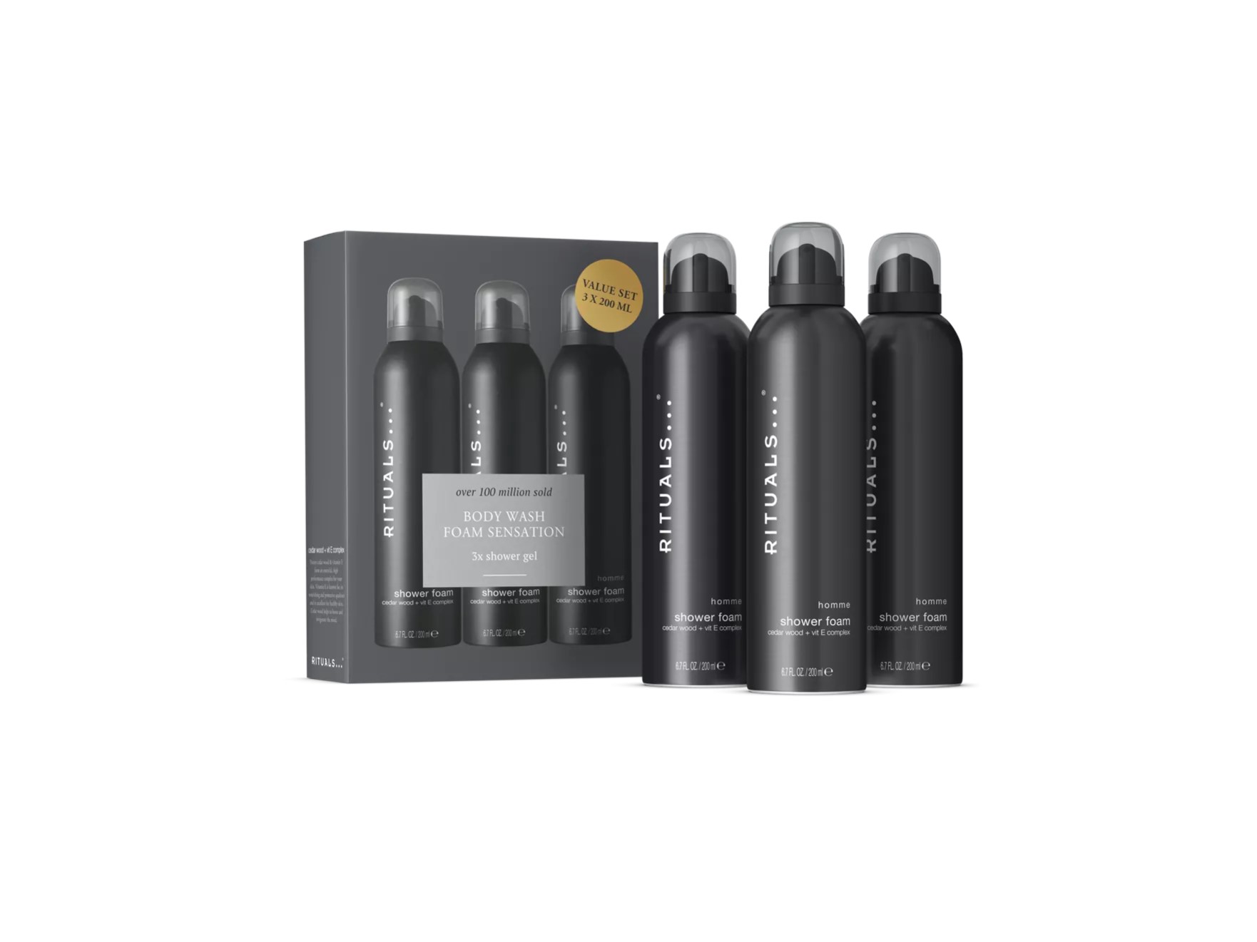 Homme Shower Foam Value Pack