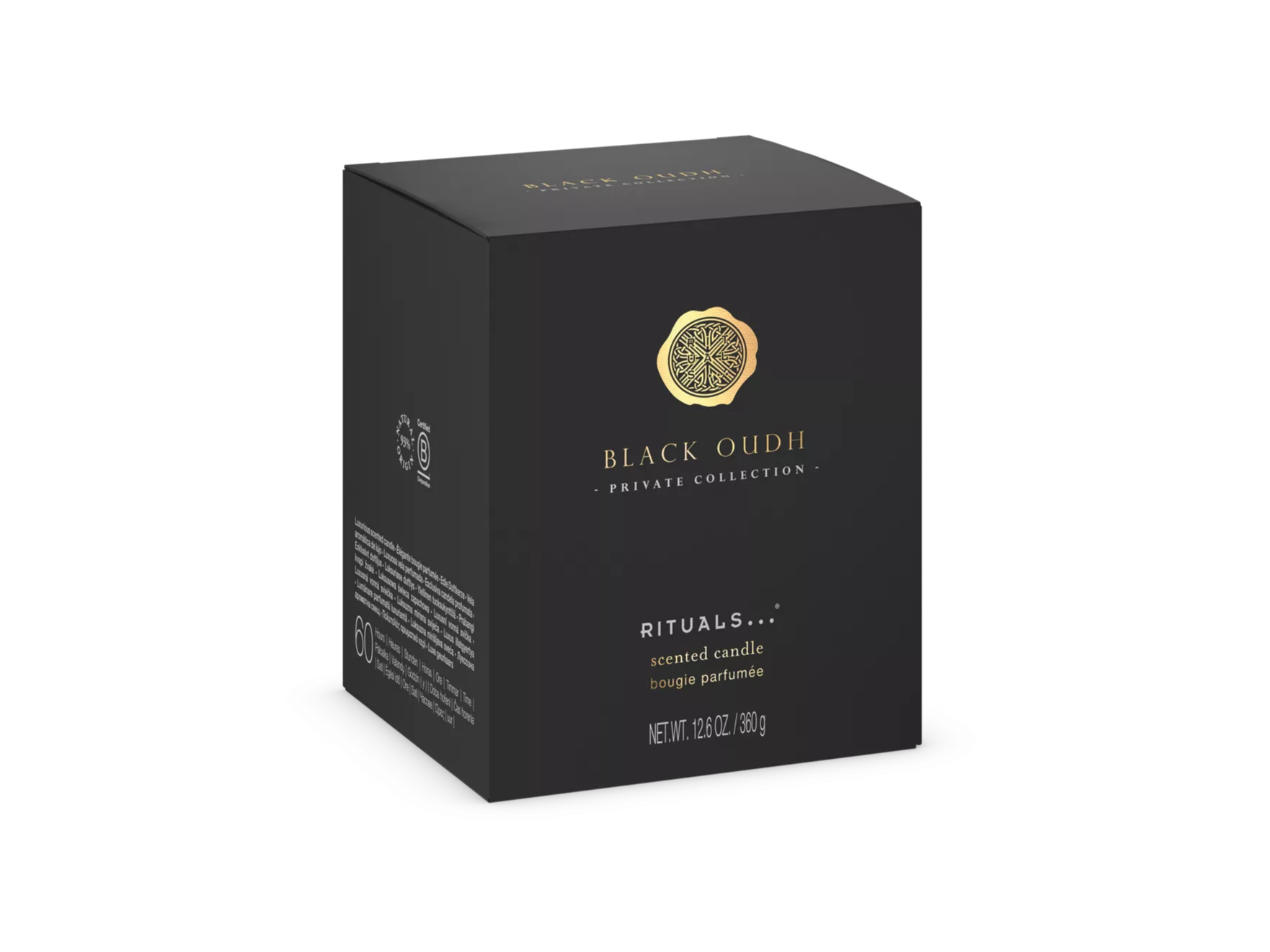 Black Oudh Scented Candle