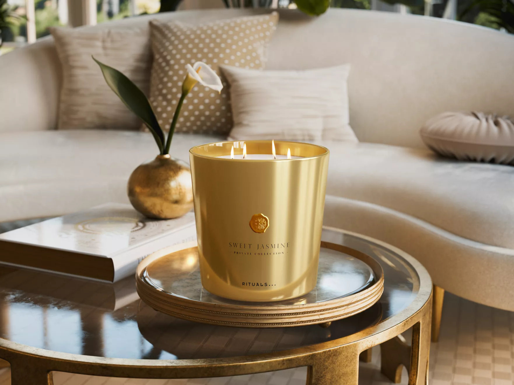 Sweet Jasmine Scented Candle