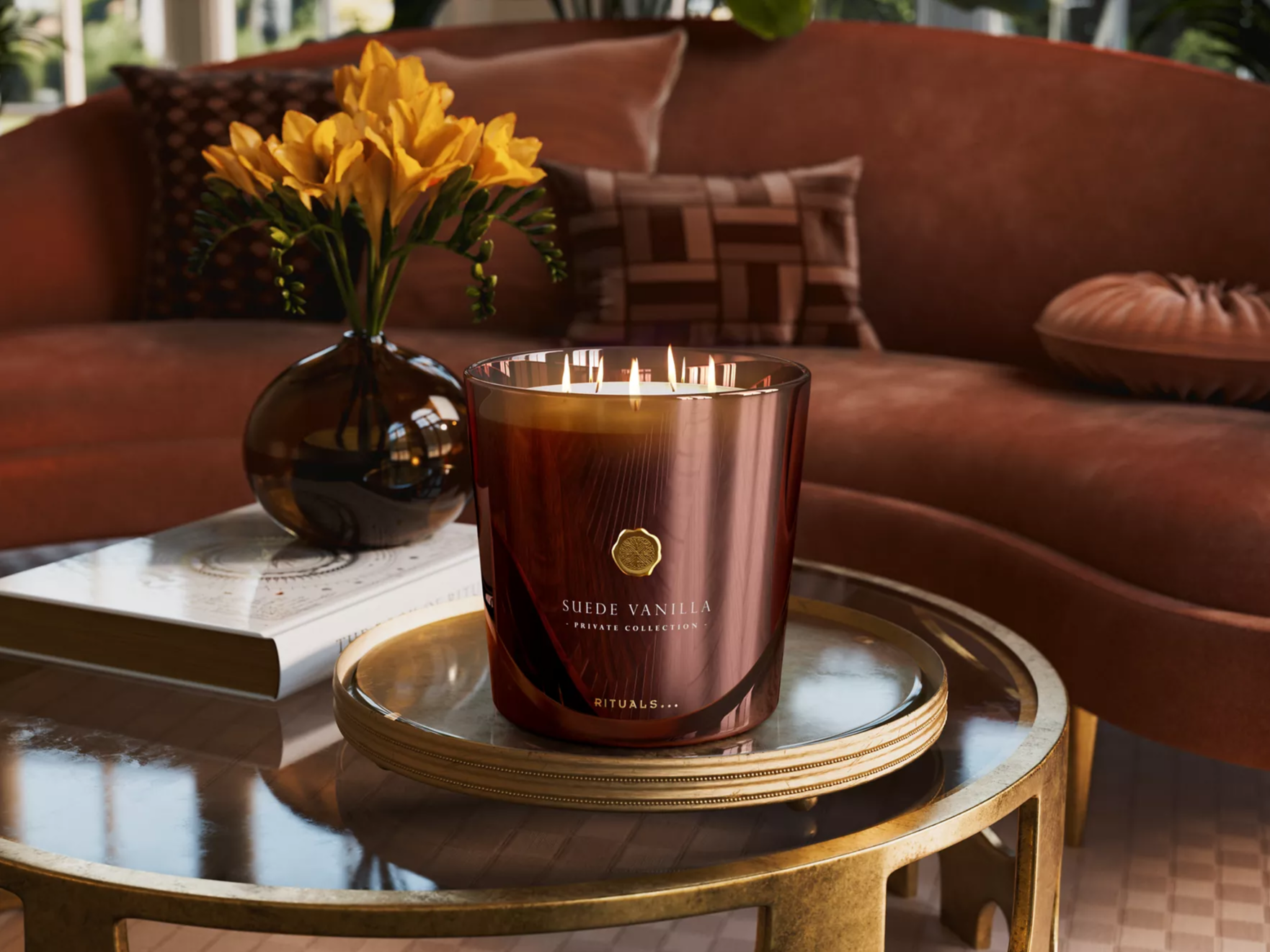 Suede Vanilla Scented Candle 2500g