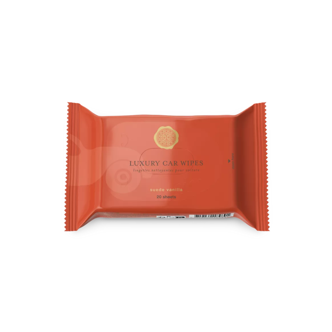Suede Vanilla Car Wipes