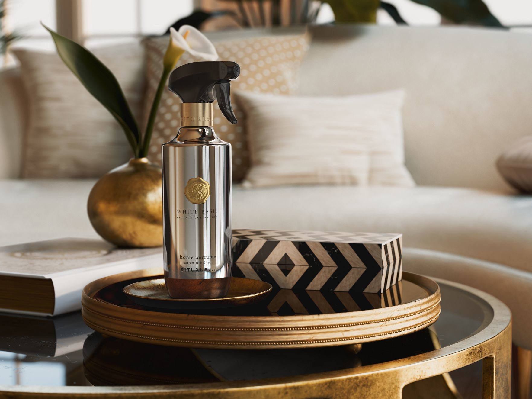 White Basil Home Perfume 400ml