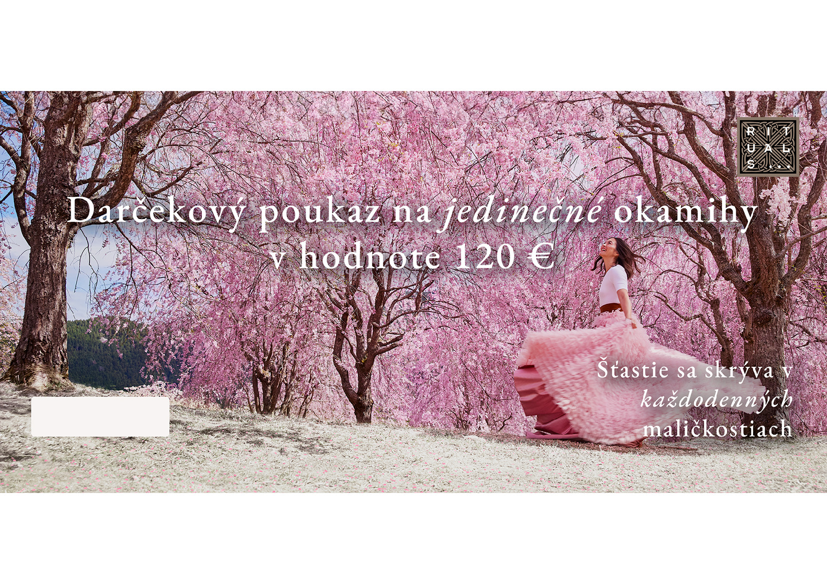 Darčekový poukaz Rituals v hodnote 120 €