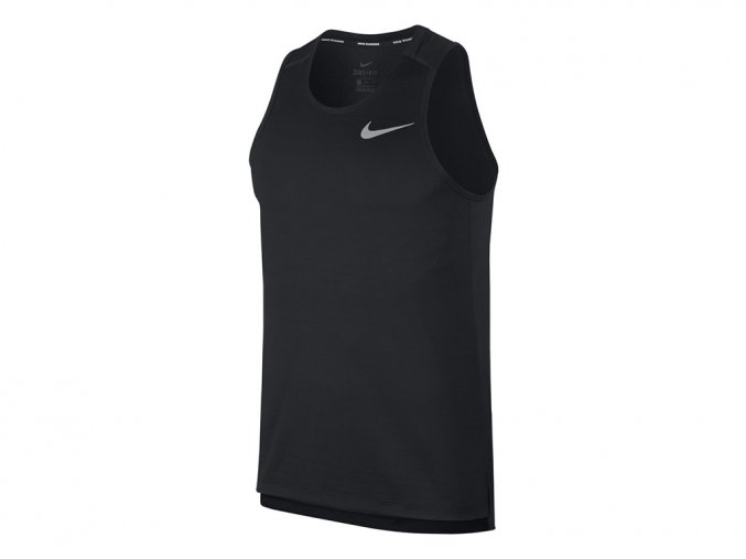 Pánské tílko Nike DRY MILER TANK AJ7562 010 černá (velikost XL)