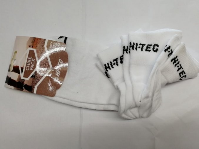 Ponožky Hitec chire  pack white (velikost: 36 - 39)