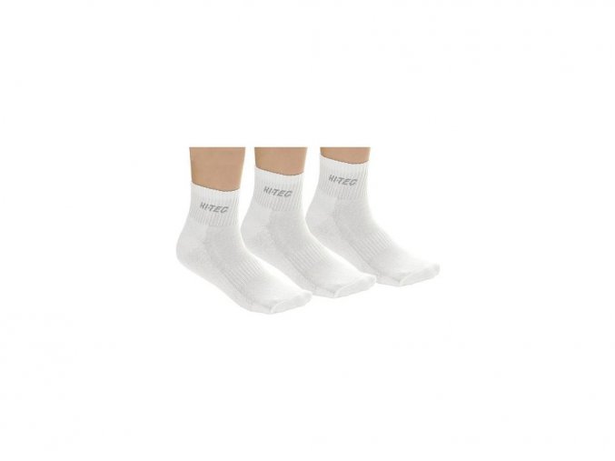 Hi-tec quarro pack white Ponožky (velikost 36 - 39)