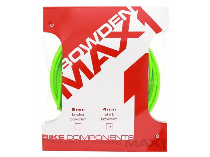 151091 bowden max1 4 mm fluo zelena baleni 3 m