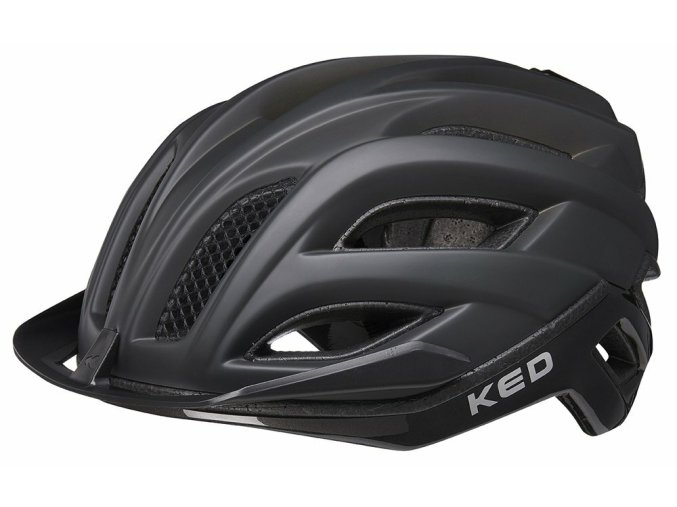 158051 prilba ked champion visor l process black matt 58 61 cm