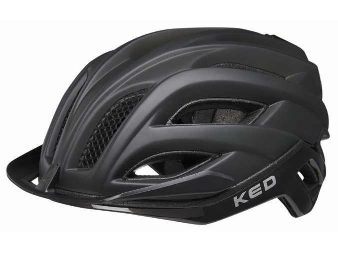 158048 prilba ked champion visor m process black matt 52 57 cm