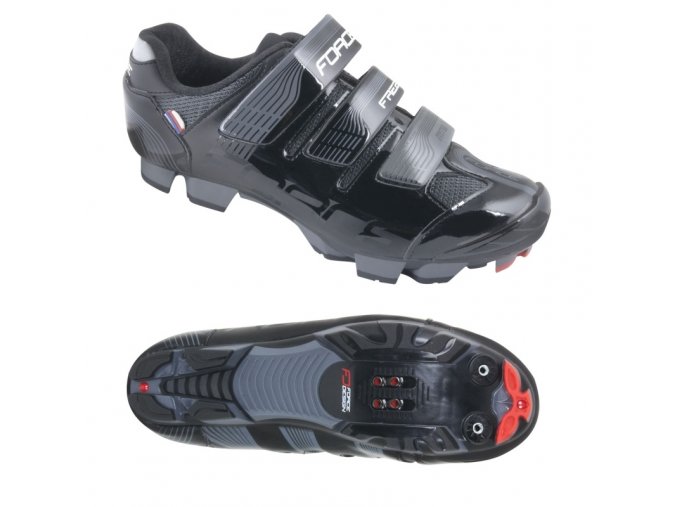 Cyklistická obuv Force MTB Free černé (velikost obuvi 39)