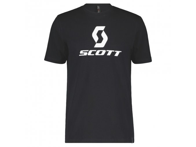 SCOTT Shirt Ms Icon SS black (velikost L)