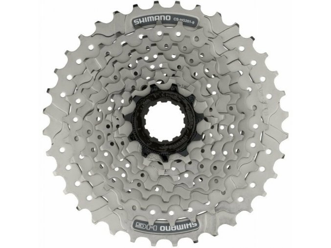 210066 9 kazeta shimano cs hg200 11 34 zubu stribrna mat