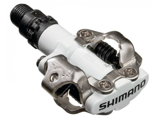 223209 pedaly shimano spd pd m520w bile s kufry sm sh51 v krabicce