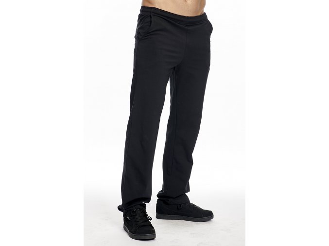 Draps pánské bavlněné kalhoty 417 černá (Velikost L)