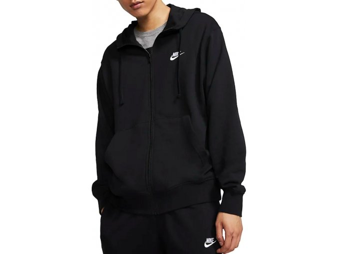 nike m nsw club hoodie fz ft 228461 bv2648 010