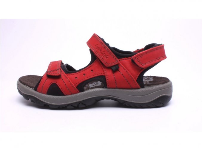 IMAC 202524 red/black dámské sandále (velikost obuvi 38)