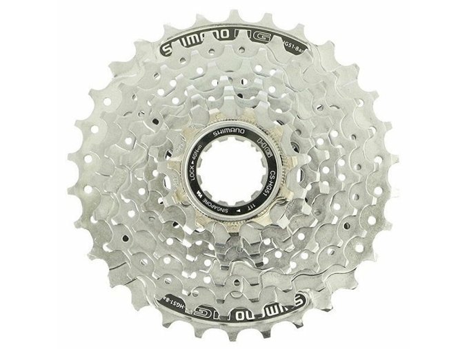 243033 8 kazeta shimano cs hg51 11 32 zubu stribrna v krabicce