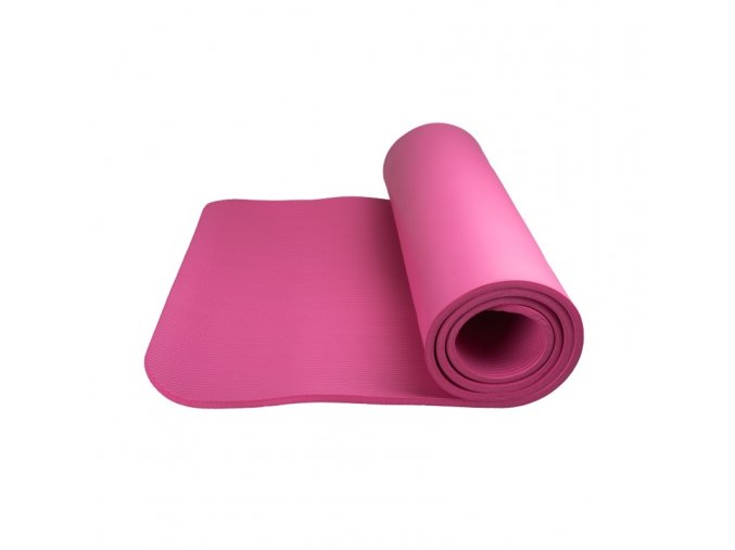 101319 cvicebni podlozka power system yoga mat plus ruzova