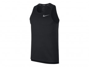 Pánské tílko Nike DRY MILER TANK AJ7562 010 černá (velikost XL)