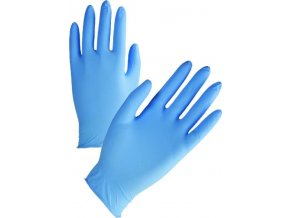 171204 servisni nitrilove rukavice modre nepudrovane vel m baleni 200ks