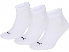 Ponožky Puma Training Quarter 3P 271080001 bílá (velikost 35-38)