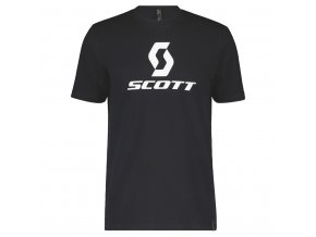 SCOTT Shirt Ms Icon SS black (velikost L)